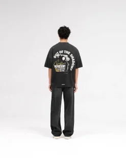 Represent Out Of The Shadows T-Shirt - Stained Black><noscript><img width=