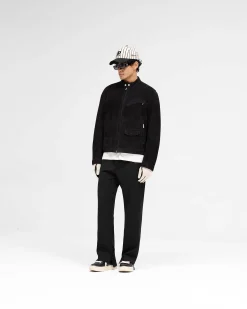 Represent Overdrive Suede Jacket - Jet Black><noscript><img width=
