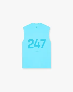 Represent 247 Oversized Tank - Ultra Blue> T-Shirts