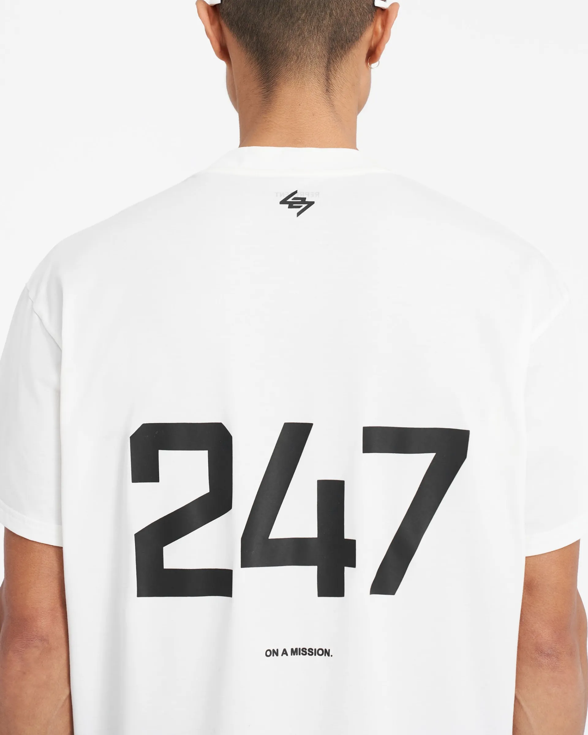 Represent 247 Oversized T-Shirt - Flat White> T-Shirts