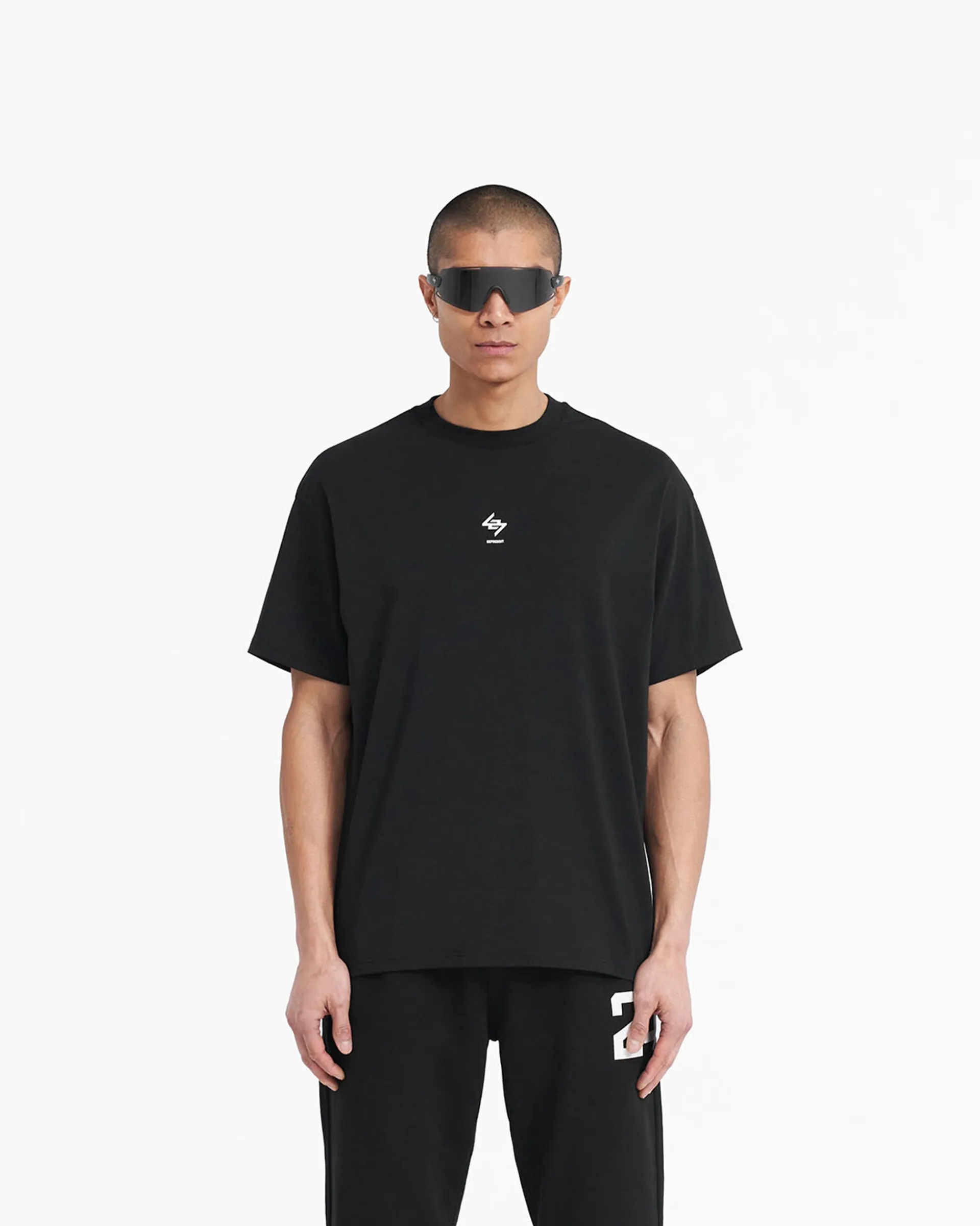 Represent 247 Oversized T-Shirt - Jet Black> T-Shirts
