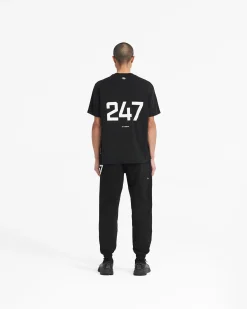Represent 247 Oversized T-Shirt - Jet Black><noscript><img width=