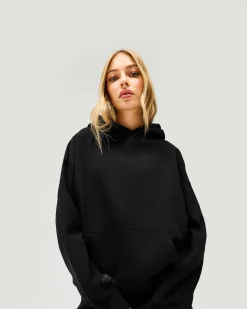 Represent Owners Club Boyfriend Hoodie - Jet Black><noscript><img width=