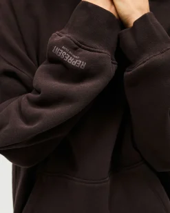 Represent Owners Club Boyfriend Hoodie - Black Coffee><noscript><img width=