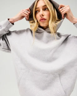 Represent Owners Club Boyfriend Hoodie - Grey Marl><noscript><img width=