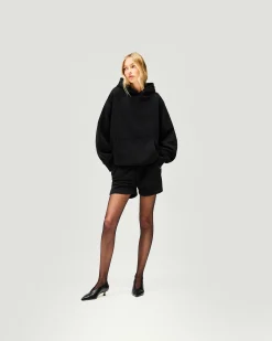 Represent Owners Club Boyfriend Hoodie - Jet Black><noscript><img width=
