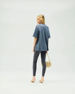 Represent Owners Club Boyfriend T-Shirt - Steel Blue><noscript><img width=