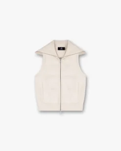 Represent Owners Club Gilet - Oat Milk> Outerwear
