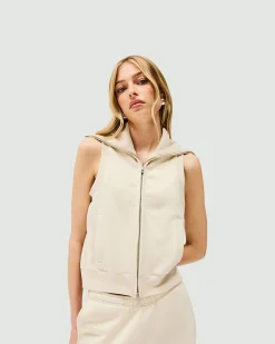 Represent Owners Club Gilet - Oat Milk><noscript><img width=
