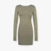 Represent Owners Club Long Sleeve Fitted Dress -> Dresses