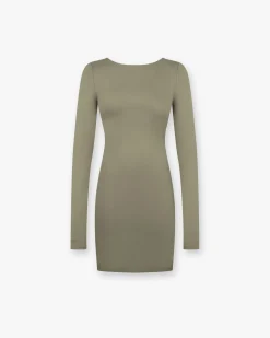 Represent Owners Club Long Sleeve Fitted Dress -> Dresses