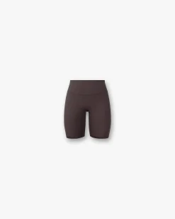 Represent Owners Club Longerline Bike Short - Black Coffee> Bottoms/Shorts