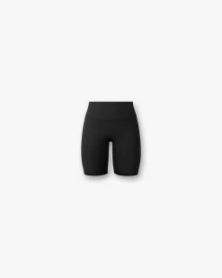 Represent Owners Club Longerline Bike Short - Jet Black> Bottoms/Shorts