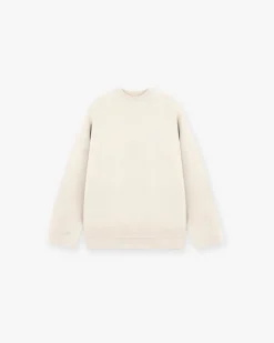 Represent Owners Club Relaxed Sweater - Oat Milk> Tops/Sweaters