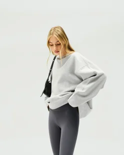 Represent Owners Club Relaxed Sweater - Grey Marl><noscript><img width=
