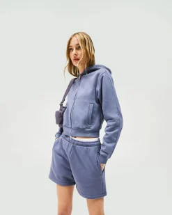 Represent Owners Club Slim Zip Hoodie - Steel Blue><noscript><img width=