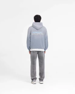 Represent Patron Of The Club Hoodie - Washed Grey><noscript><img width=