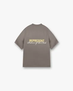 Represent Patron Of The Club T-Shirt - Washed Olive> T-Shirts