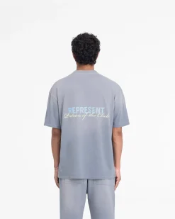 Represent Patron Of The Club T-Shirt - Washed Grey><noscript><img width=