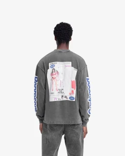 Represent Question Your Innocence Long Sleeve T-Shirt - Vintage Grey><noscript><img width=