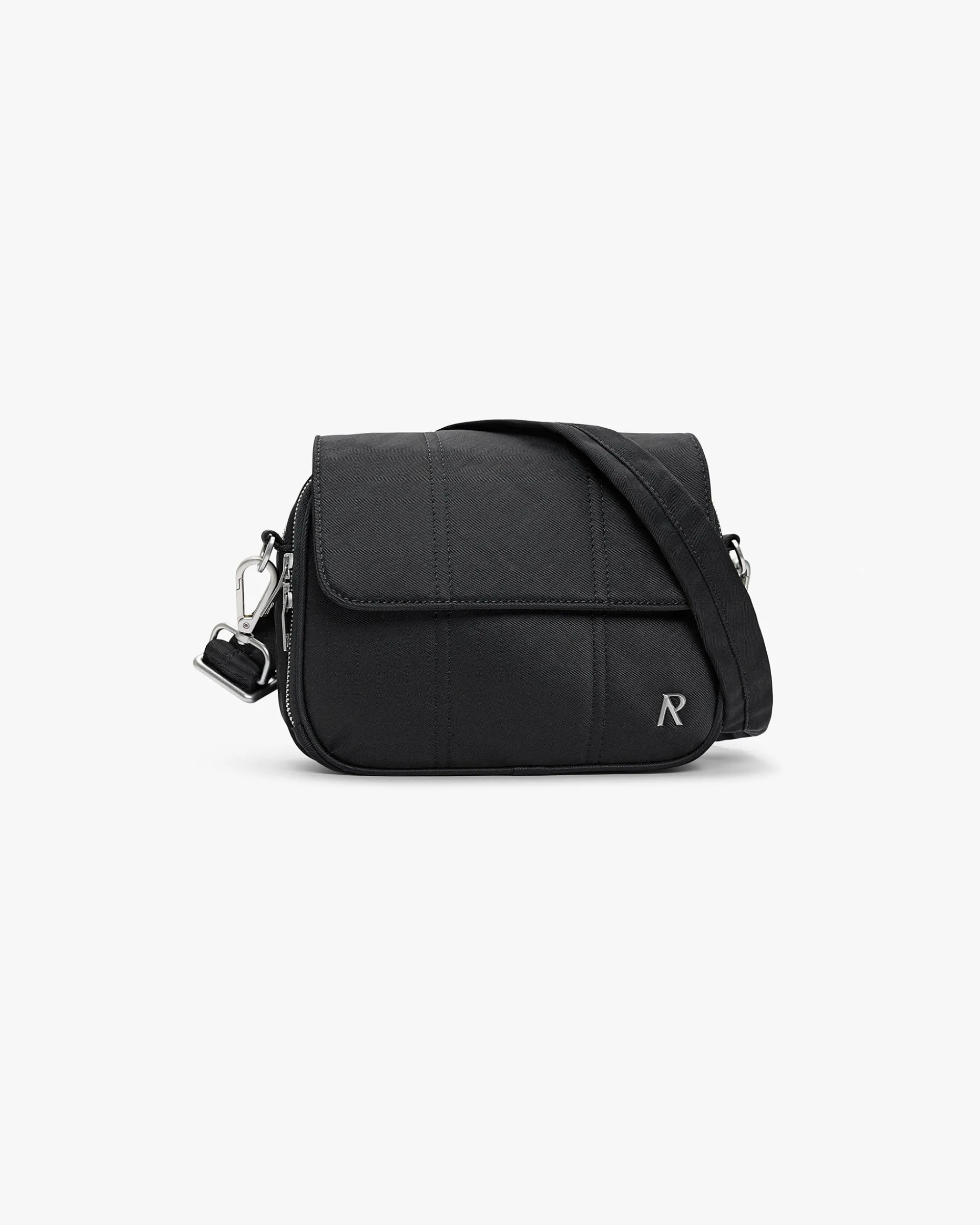 Represent Quilted Crossbody Bag - Jet Black> Bags