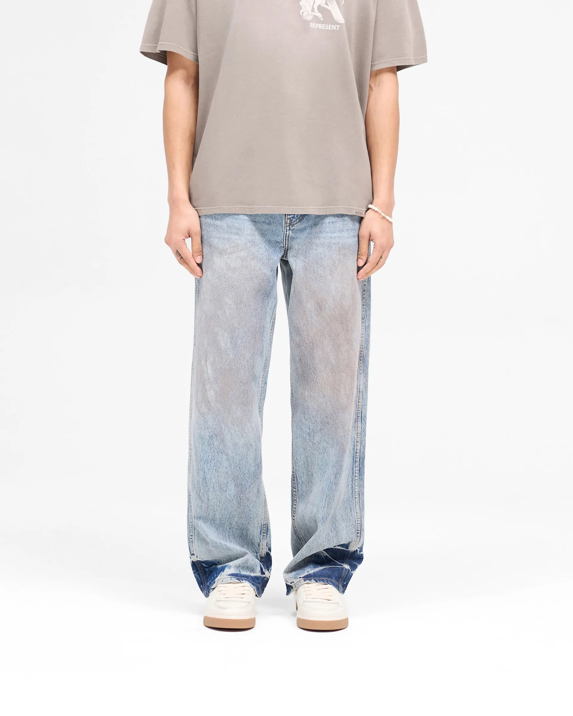 Represent R3 Baggy Denim - Mechanic Blue> Denim