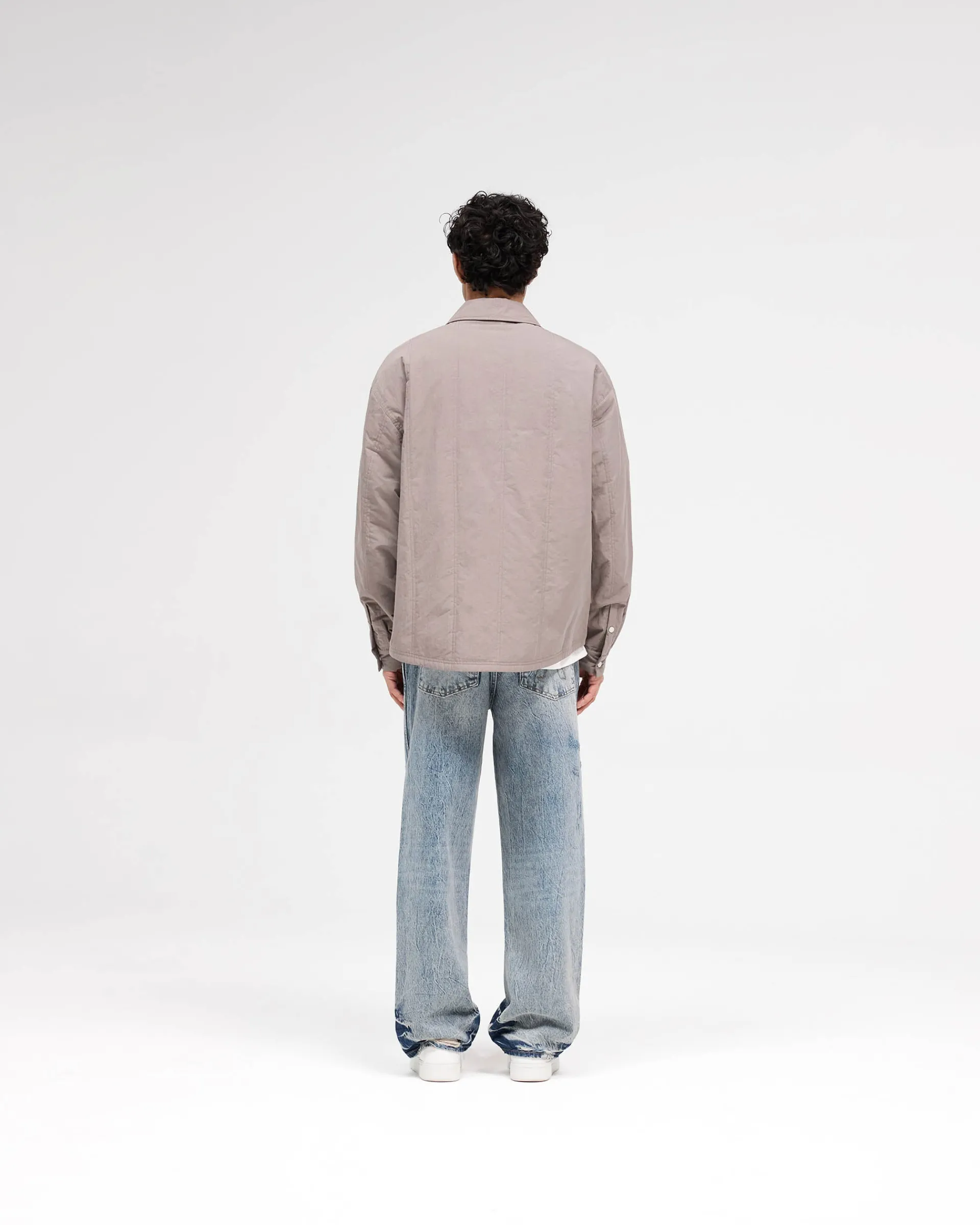Represent R3 Distressed Baggy Denim - Blue Cream> Denim