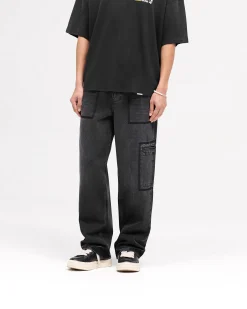 Represent R3 Drive Denim - Jet Black> Denim