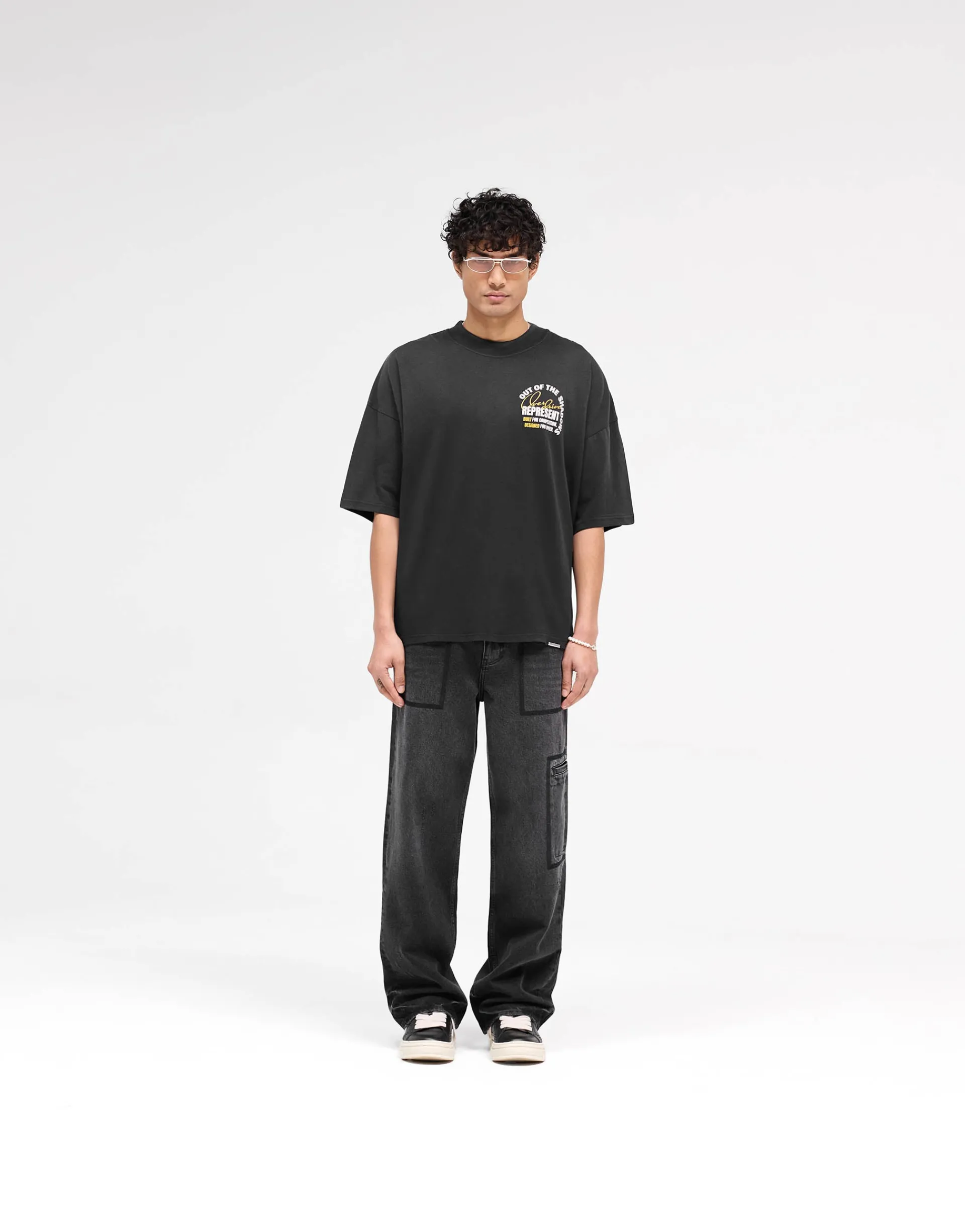 Represent R3 Drive Denim - Jet Black> Denim