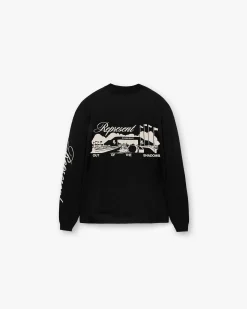 Represent Raceway Long Sleeve T-Shirt - Jet Black> T-Shirts