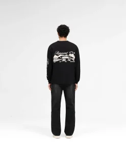 Represent Raceway Long Sleeve T-Shirt - Jet Black><noscript><img width=