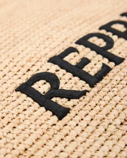 Represent Raffia Tote Bag -><noscript><img width=