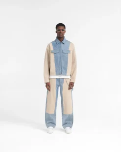 Represent R3C-V2 Colour Block Carpenter Denim -><noscript><img width=