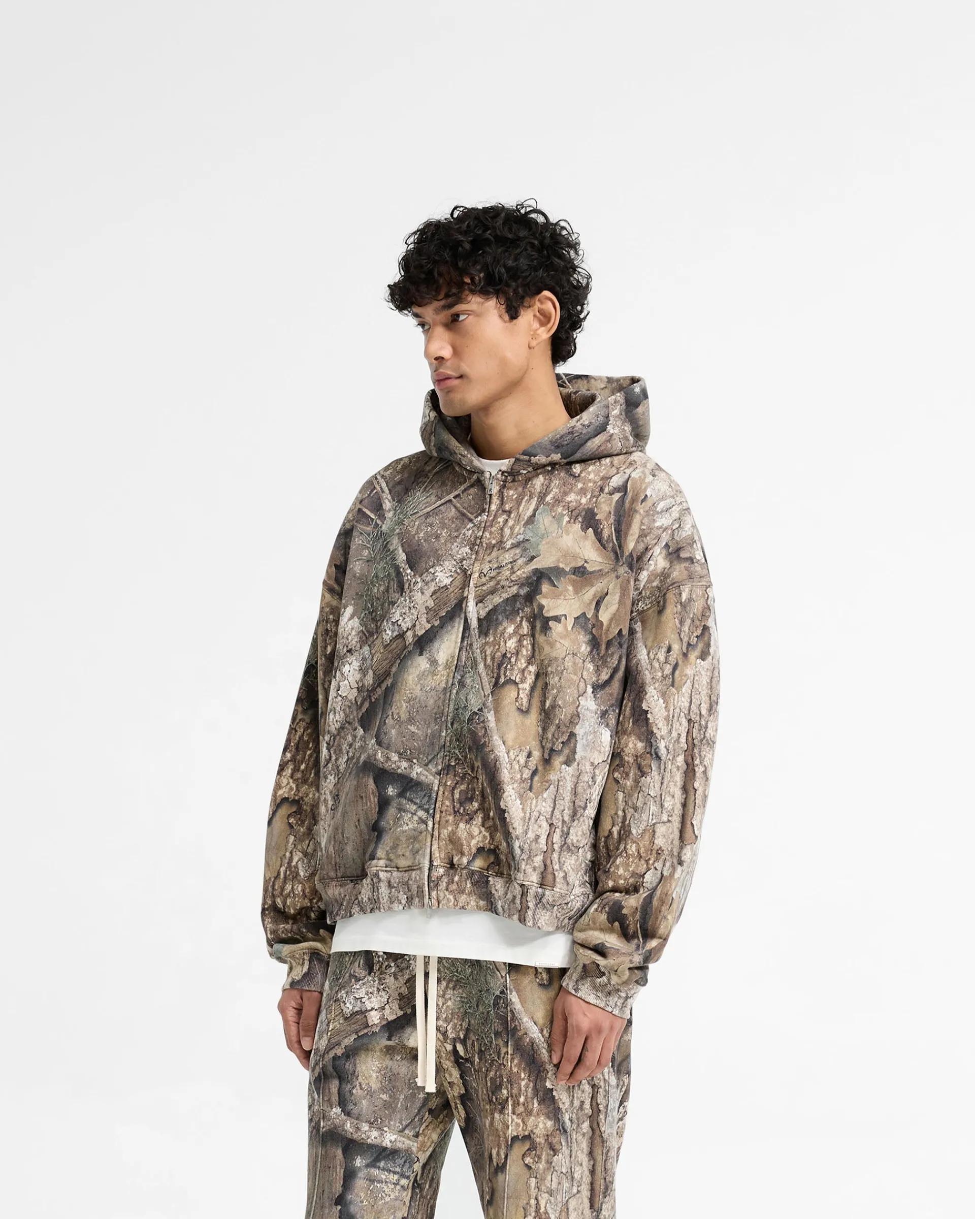 Represent Realtree® Zip Up Boxy Hoodie -> Hoodies
