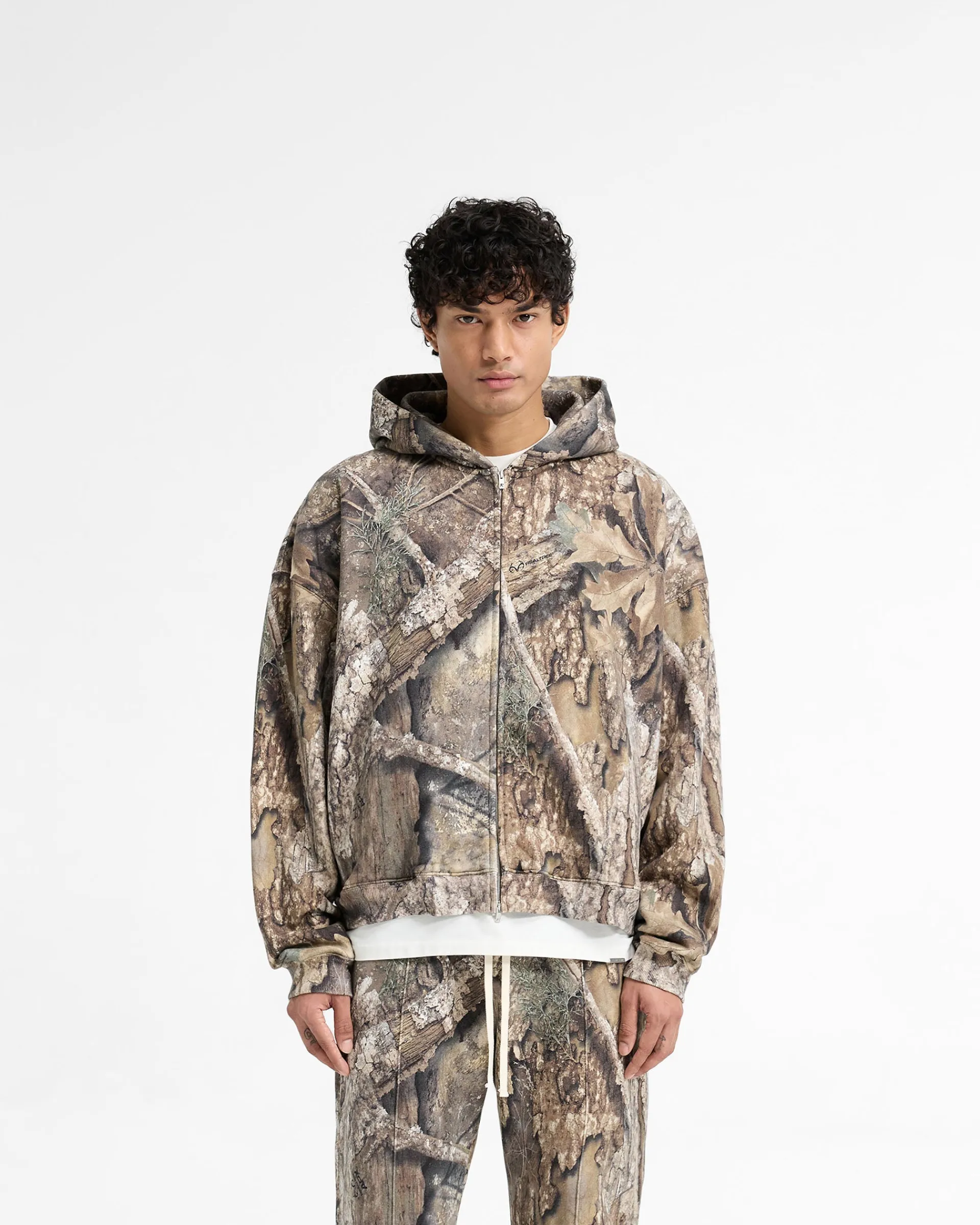 Represent Realtree® Zip Up Boxy Hoodie -> Hoodies