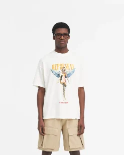 Represent Reborn T-Shirt - Flat White><noscript><img width=