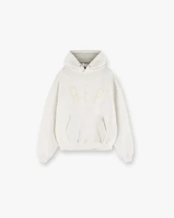 Represent Rep Applique Hoodie - Cream Marl> Hoodies