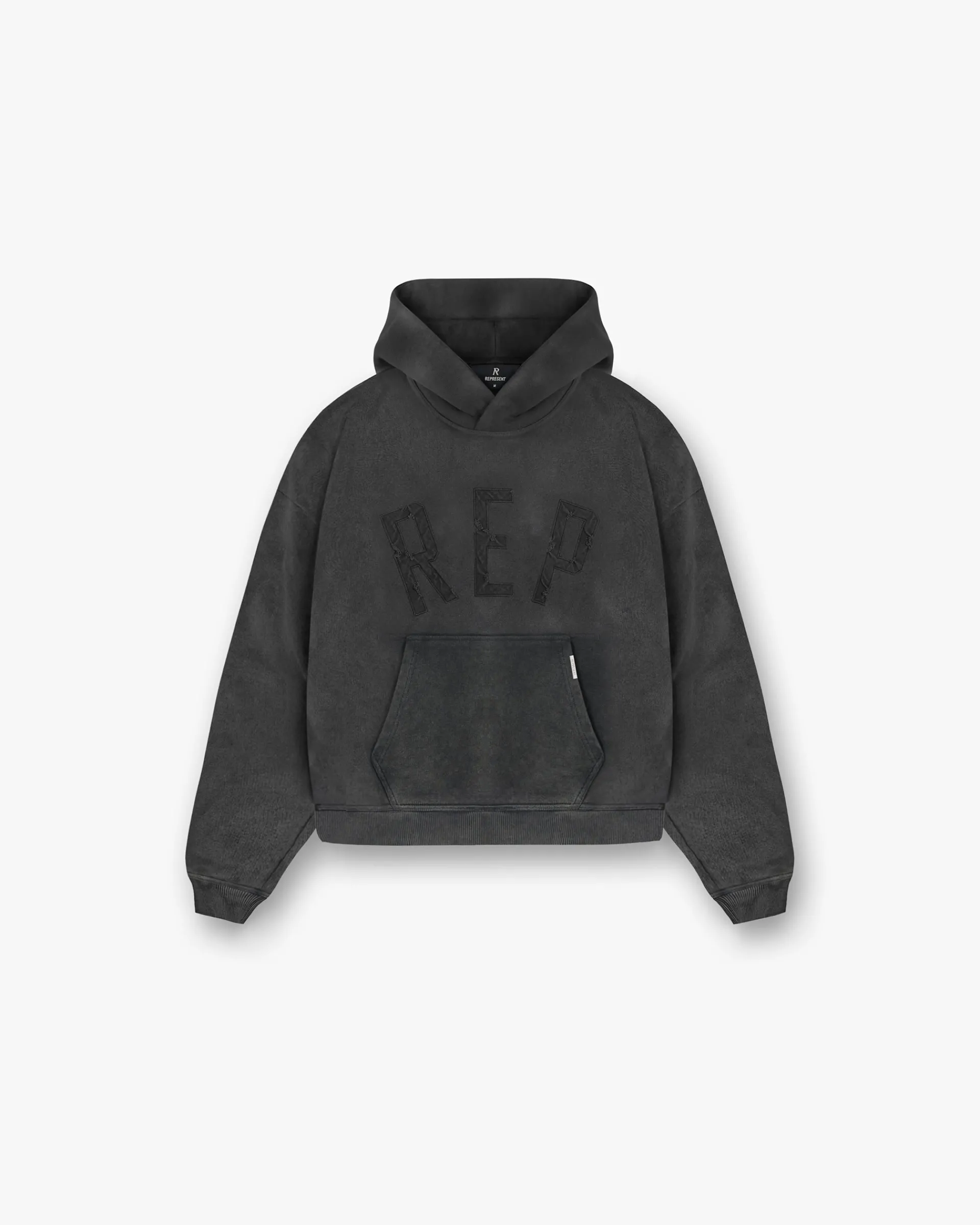 Represent Rep Applique Hoodie - Vintage Black> Hoodies