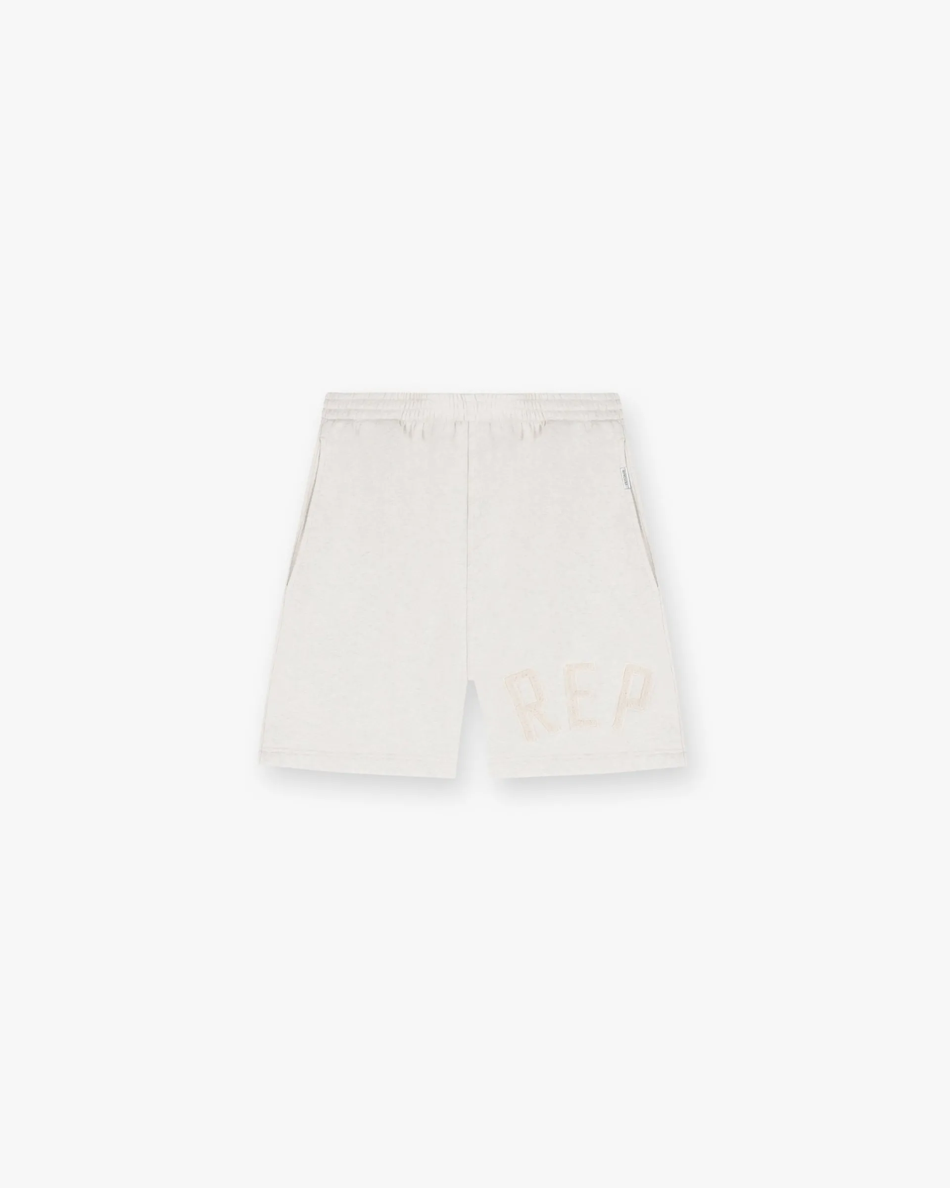 Represent Rep Applique Shorts - Cream Marl> Shorts