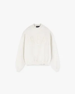 Represent Rep Applique Sweater - Cream Marl> Sweaters