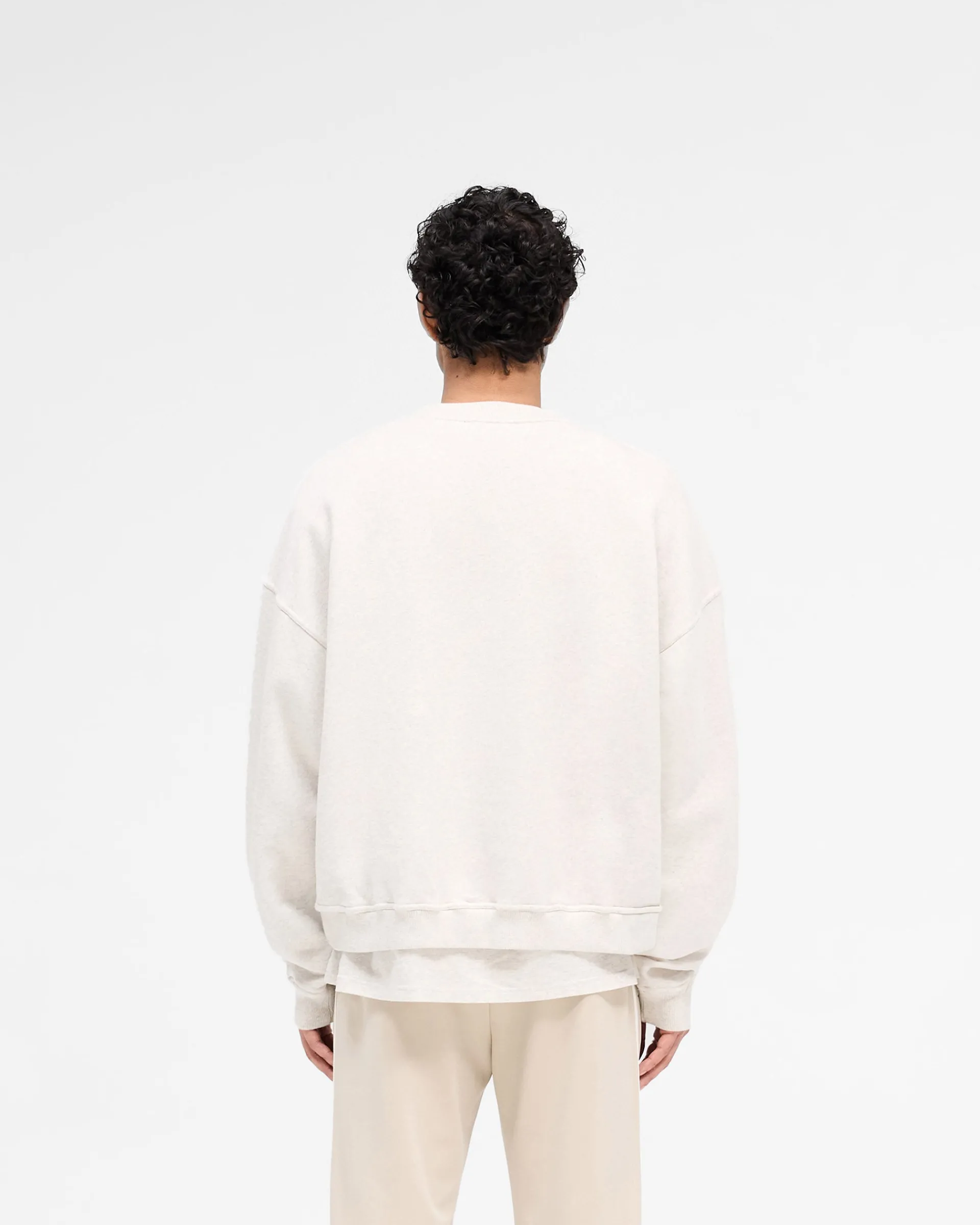 Represent Rep Applique Sweater - Cream Marl> Sweaters