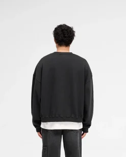 Represent Rep Applique Sweater - Off Black><noscript><img width=