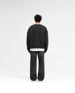 Represent Rep Applique Sweater - Off Black><noscript><img width=
