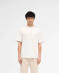 Represent Rep Applique T-Shirt - Cream Marl> T-Shirts