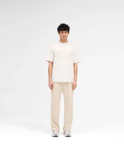 Represent Rep Applique T-Shirt - Cream Marl><noscript><img width=