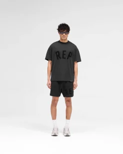 Represent Rep Applique T-Shirt - Off Black><noscript><img width=