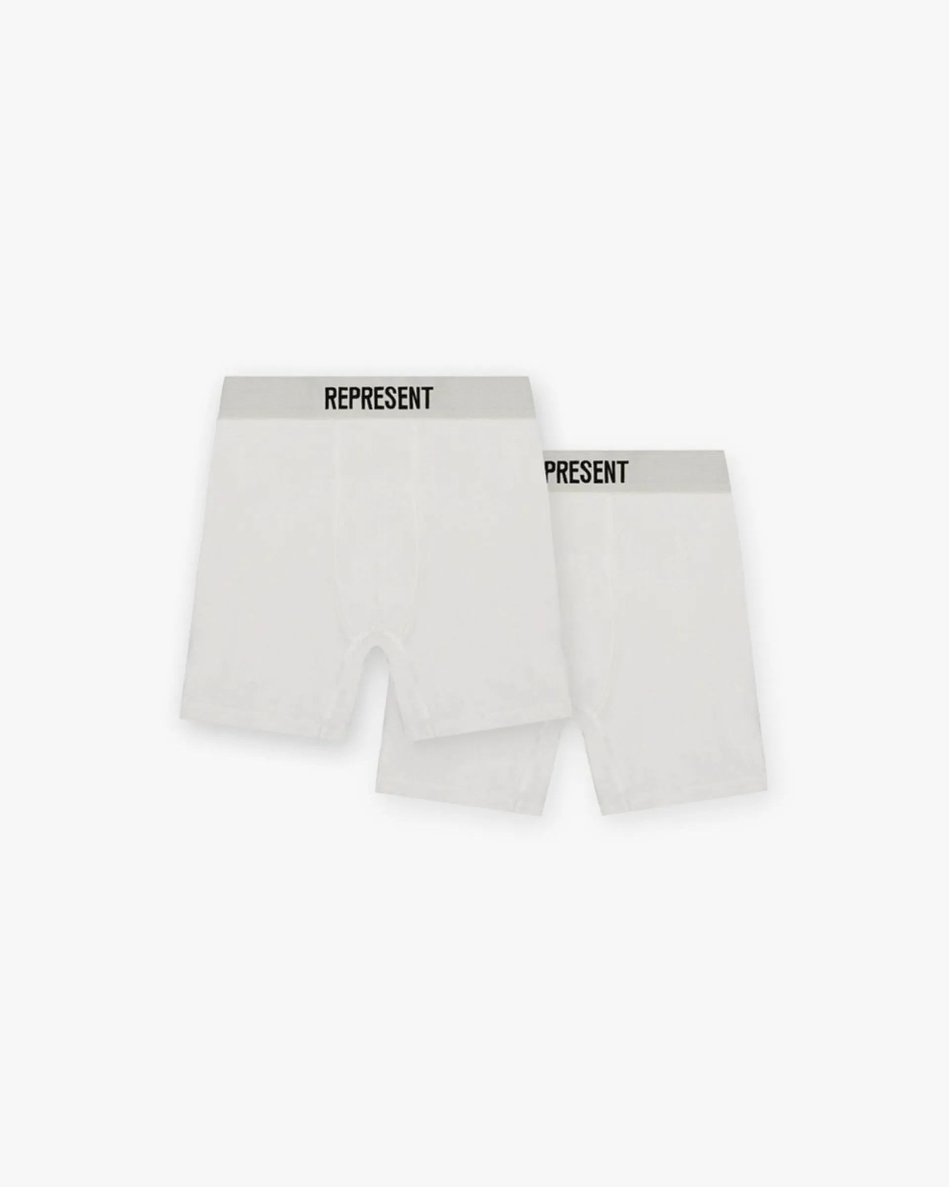 Represent Boxers 2 Pack - Flat White> Underwear