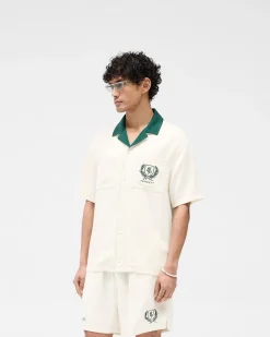 Represent Crest Shirt - Antique White><noscript><img width=