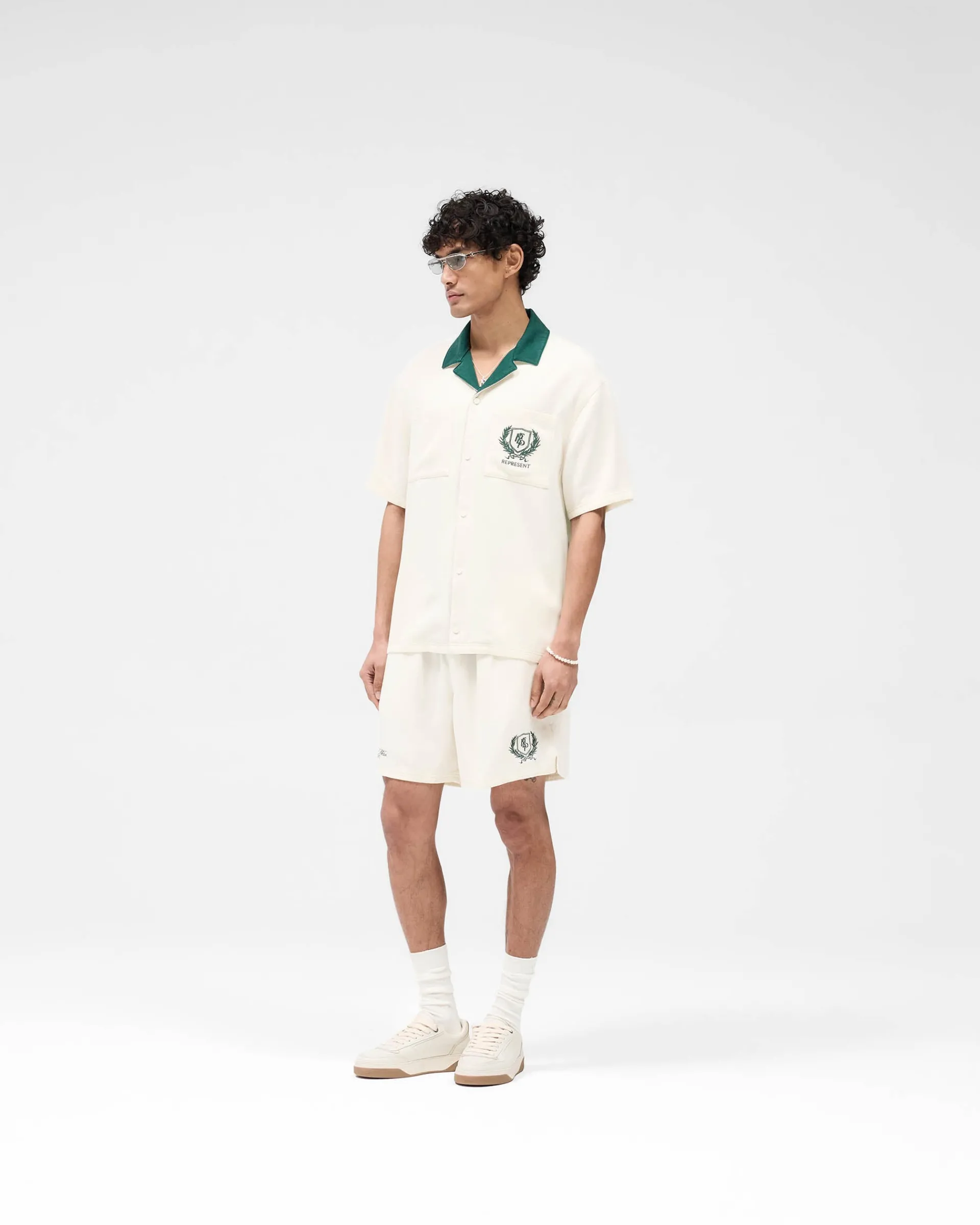 Represent Crest Shirt - Antique White> Shirts