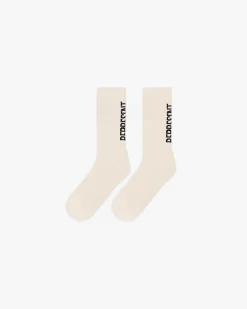 Represent Logo Socks - Antique White> Socks
